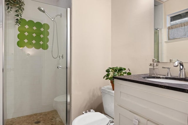 5201 Harvest Cir, Austin, TX 78745 - full bath with vanity and a stall shower