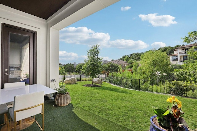 101 Cascading Water Pl, Austin, TX 78734 - view of fenced backyard