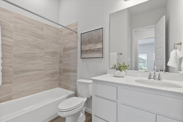 271 Eclipse Dr, Austin, TX 78737 - full bathroom featuring vanity and shower / bath combination