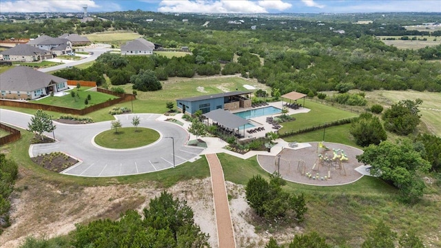 271 Eclipse Dr, Austin, TX 78737 - bird's eye view of a pool