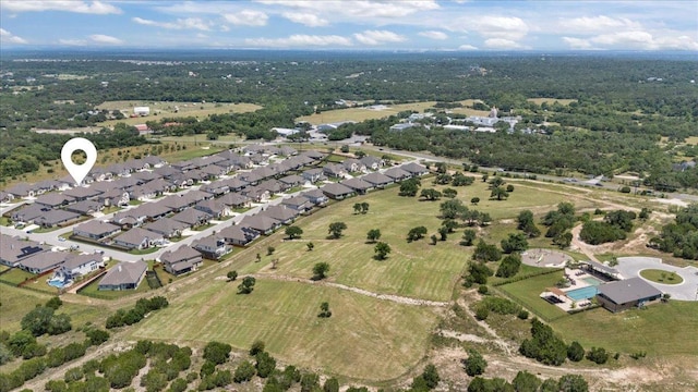 271 Eclipse Dr, Austin, TX 78737 - aerial view of property and surrounding area with nearby suburban area