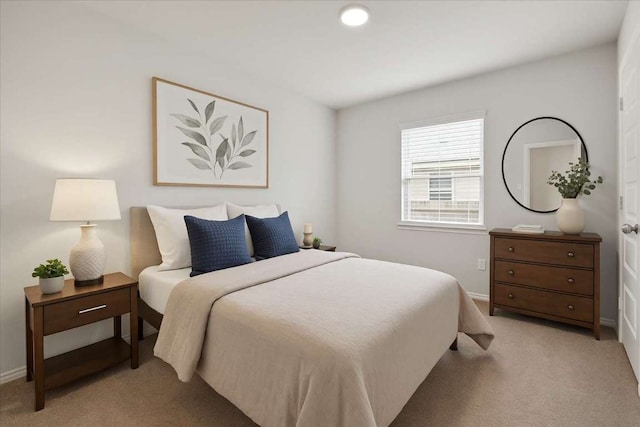 271 Eclipse Dr, Austin, TX 78737 - bedroom featuring light carpet and baseboards