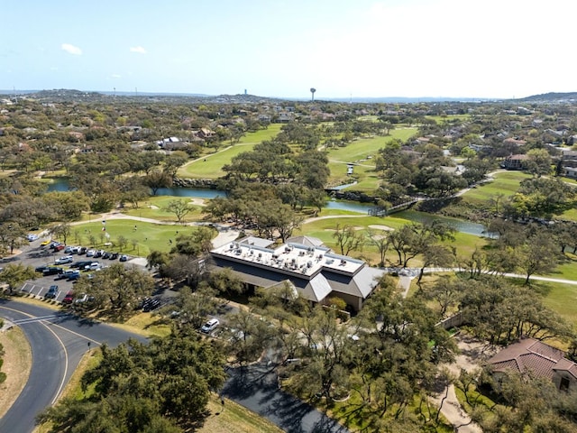 38 Cottondale Rd, The Hills, TX 78738 - aerial view of property and surrounding area featuring a large body of water and a golf club