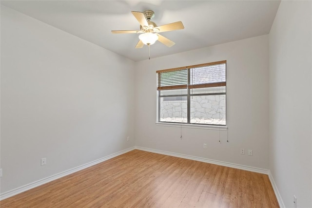 4921 Big Bend Trl, Georgetown, TX 78633 - unfurnished room featuring light wood finished floors and a ceiling fan