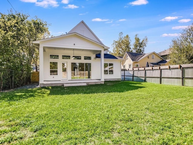 402 Zennia St, Austin, TX 78751 - back of house featuring a patio and a fenced backyard