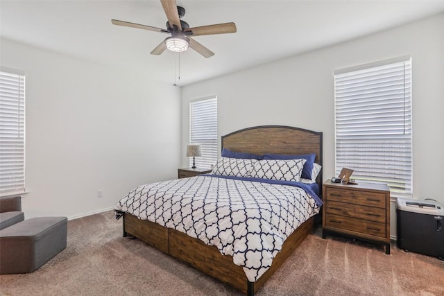 657 Bailey Park Dr, Jarrell, TX 76537 - bedroom featuring carpet and ceiling fan