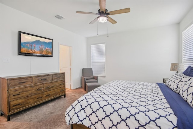 657 Bailey Park Dr, Jarrell, TX 76537 - carpeted bedroom featuring ceiling fan