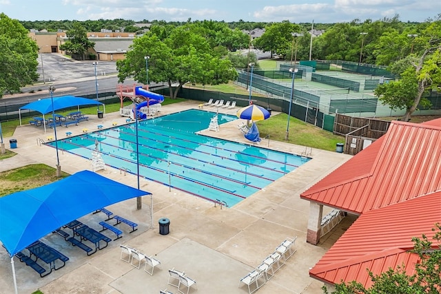 11611 Quarter Horse Trl, Austin, TX 78750 - community pool with a patio area
