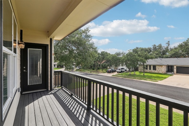 11611 Quarter Horse Trl, Austin, TX 78750 - deck with a lawn