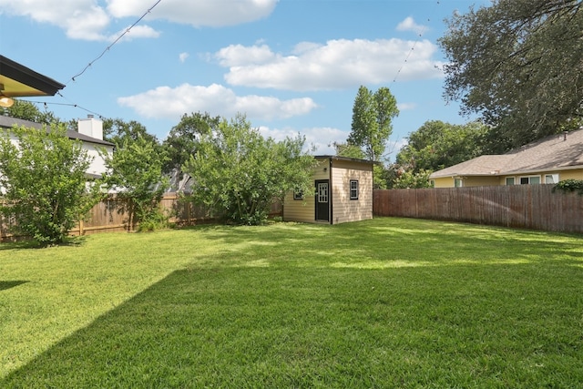 11611 Quarter Horse Trl, Austin, TX 78750 - fenced backyard with an outbuilding