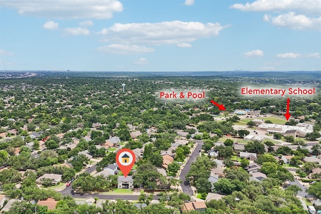 11611 Quarter Horse Trl, Austin, TX 78750 - aerial view