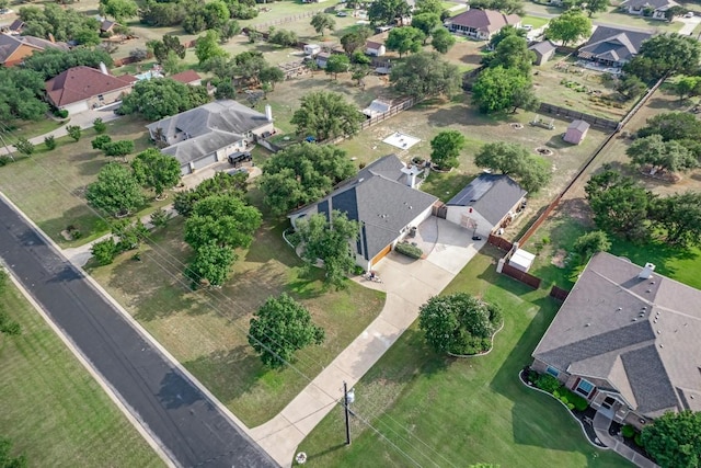313 Polo Pony, Liberty Hill, TX 78642 - aerial view of property's location featuring nearby suburban area