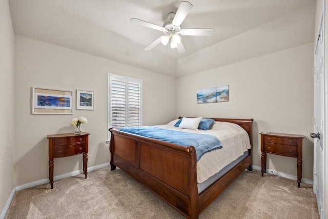 313 Polo Pony, Liberty Hill, TX 78642 - bedroom featuring light colored carpet and ceiling fan