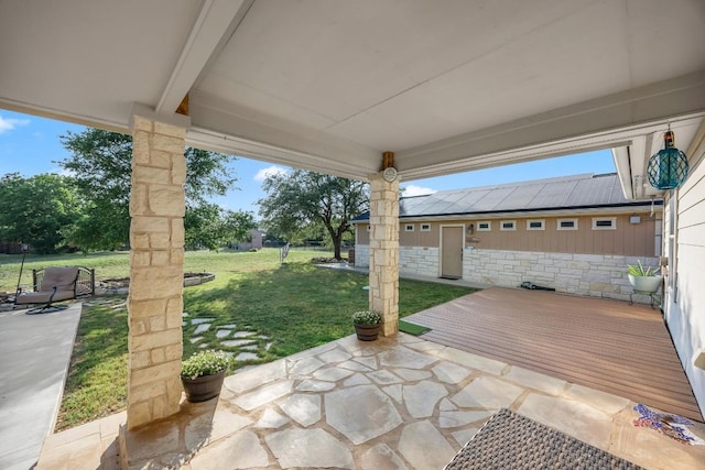 313 Polo Pony, Liberty Hill, TX 78642 - view of patio