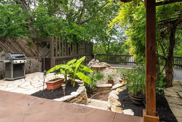 4604 Fawnwood Cv, Austin, TX 78735 - view of patio with area for grilling