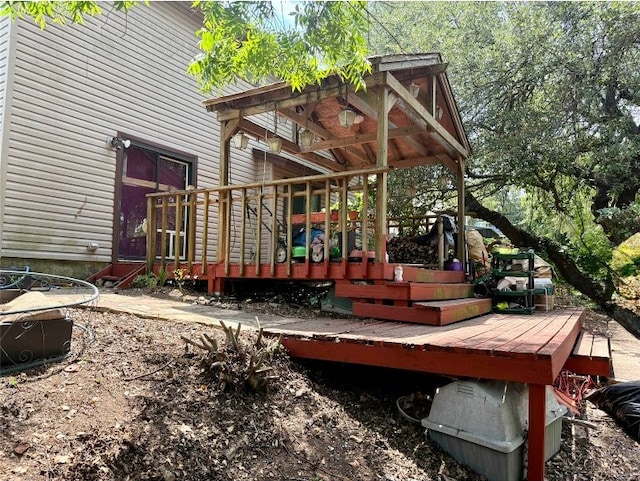 8306 Hanbridge Ln, Austin, TX 78736 - view of wooden deck