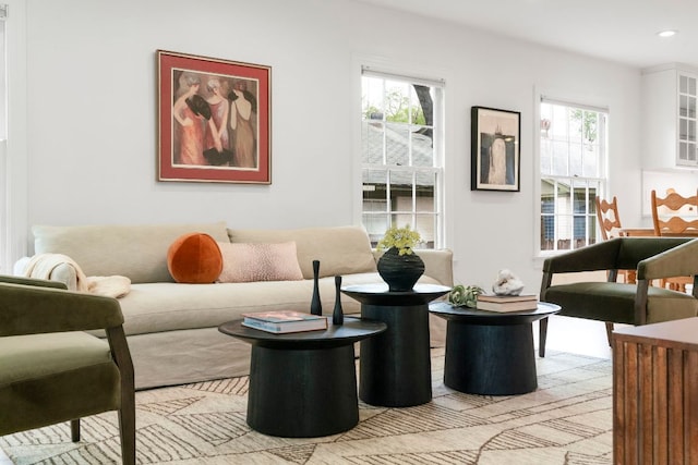 502 E 46th St, Austin, TX 78751 - living area featuring recessed lighting