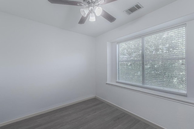 3300 Forest Creek Dr Unit 45, Round Rock, TX 78664 - unfurnished room featuring wood finished floors and ceiling fan