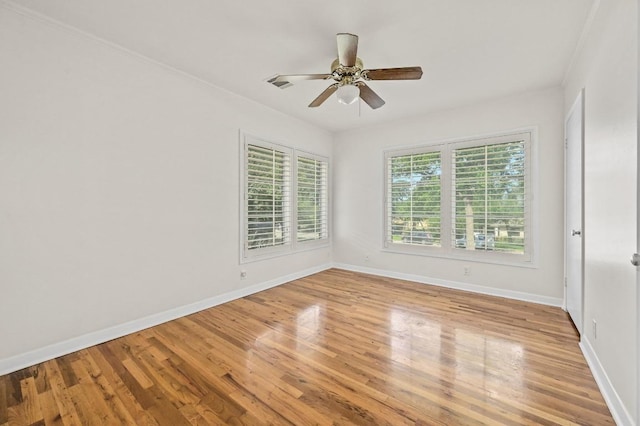 2507 Hartford Rd, Austin, TX 78703 - unfurnished room with light wood-type flooring and a ceiling fan