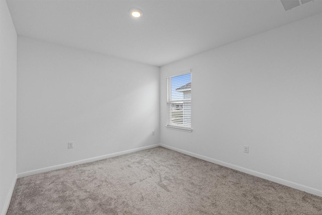 13506 Grand Central Dr, Pflugerville, TX 78660 - carpeted spare room with baseboards and recessed lighting