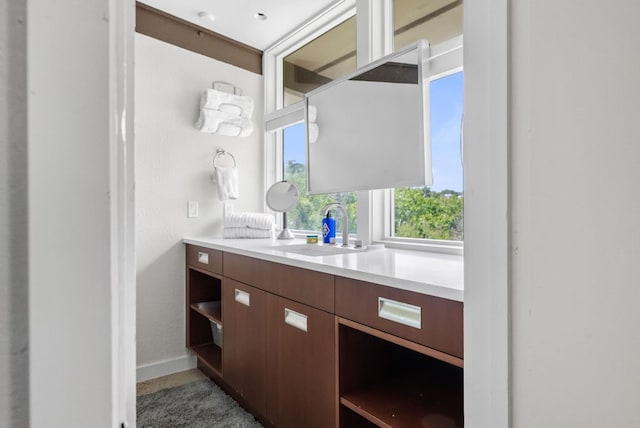 1200 Redbud Trl, West Lake Hills, TX 78746 - bathroom featuring vanity and baseboards