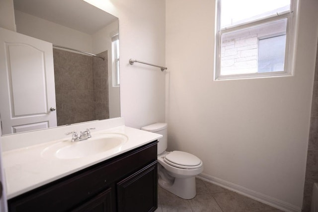 151 Campos, Kyle, TX 78640 - full bath with vanity, tile patterned flooring, and a shower