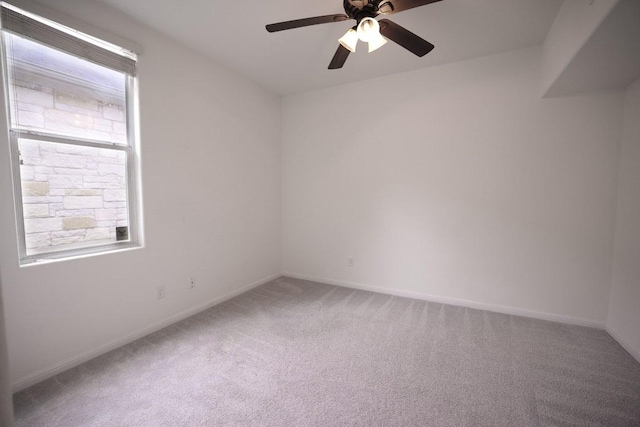 151 Campos, Kyle, TX 78640 - empty room with light carpet and ceiling fan