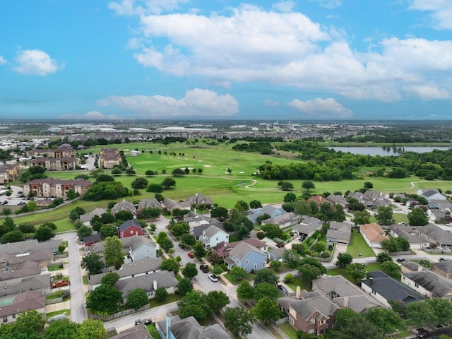 151 Campos, Kyle, TX 78640 - aerial perspective of suburban area featuring a golf club and a large body of water