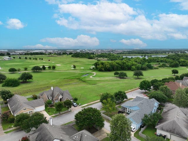 151 Campos, Kyle, TX 78640 - aerial view of residential area with a local golf course and a large body of water