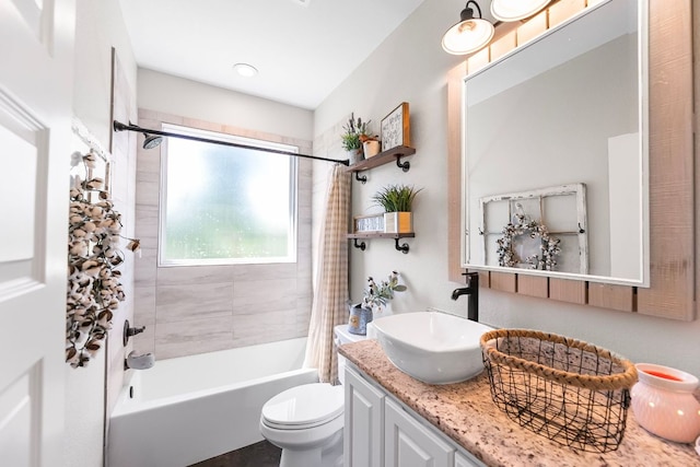 102 Moku Ct, Bastrop, TX 78602 - bathroom with shower / bath combination with curtain and vanity