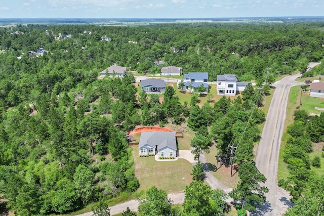 102 Moku Ct, Bastrop, TX 78602 - drone / aerial view of a heavily wooded area