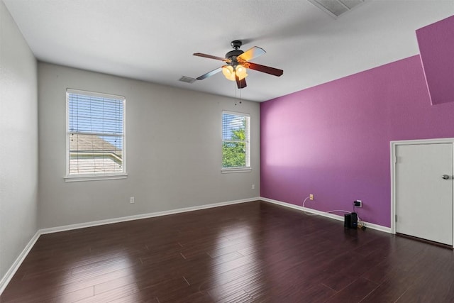 2611 Terlingua Dr, Cedar Park, TX 78613 - spare room featuring a ceiling fan and wood finished floors