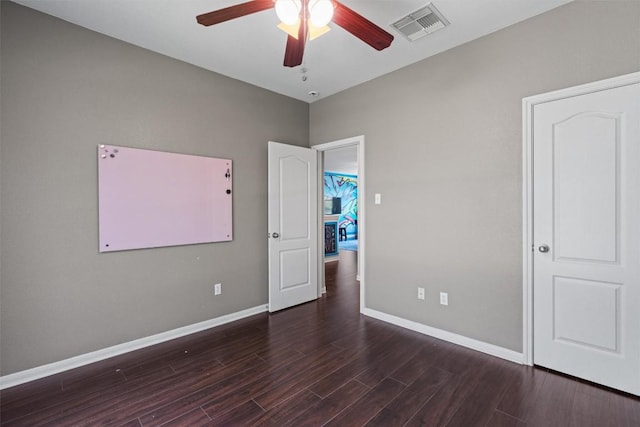 2611 Terlingua Dr, Cedar Park, TX 78613 - unfurnished bedroom featuring wood finished floors and a ceiling fan