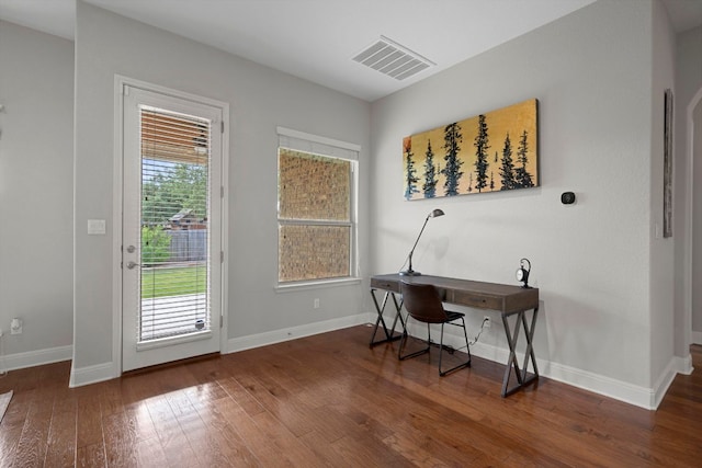 113 Swallowtail Dr, Austin, TX 78737 - office space with hardwood / wood-style floors and baseboards
