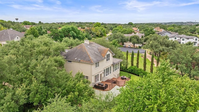 25 Falling Oaks Trl, The Hills, TX 78738 - view from above of property