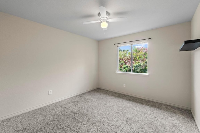 4608 Acers Ln, Austin, TX 78725 - empty room featuring carpet floors and a ceiling fan