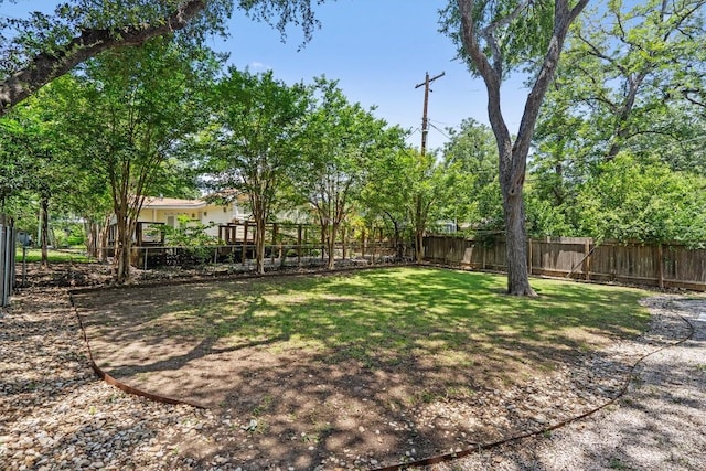 4604 Rue St, Austin, TX 78731 - view of fenced backyard