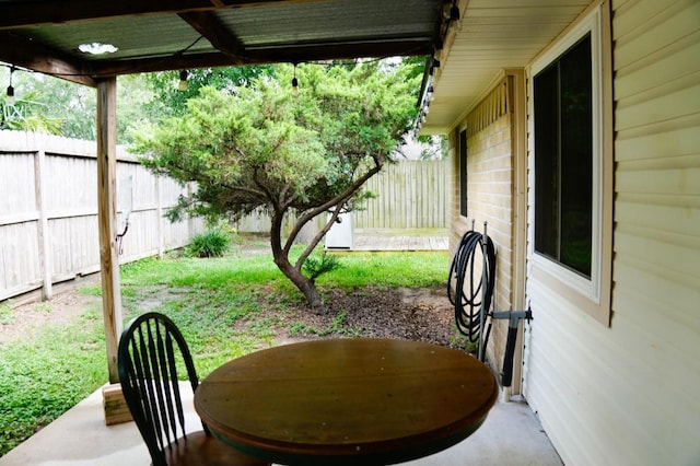 22631 John Rolfe Ln, Katy, TX 77449 - fenced backyard with a patio area