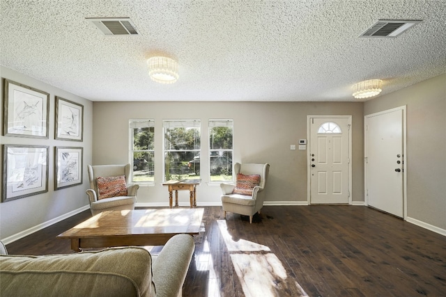 2011 Rachel Rdg, Cedar Park, TX 78613 - living room featuring wood-type flooring and a textured ceiling