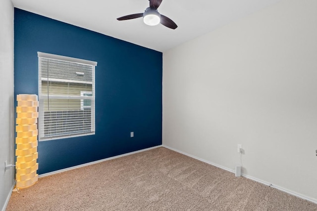 2416 Nightview Dr, Pflugerville, TX 78660 - unfurnished room with carpet and ceiling fan