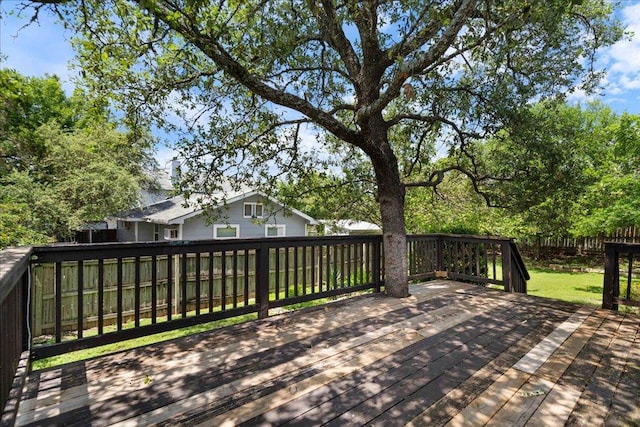 1601 Muledeer Run, Leander, TX 78641 - view of wooden deck