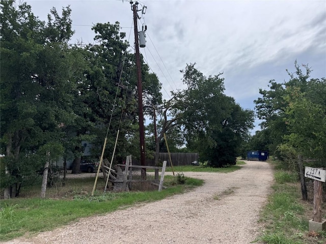 161 Fm 1209, Cedar Creek, TX 78612 - view of dirt / gravel road