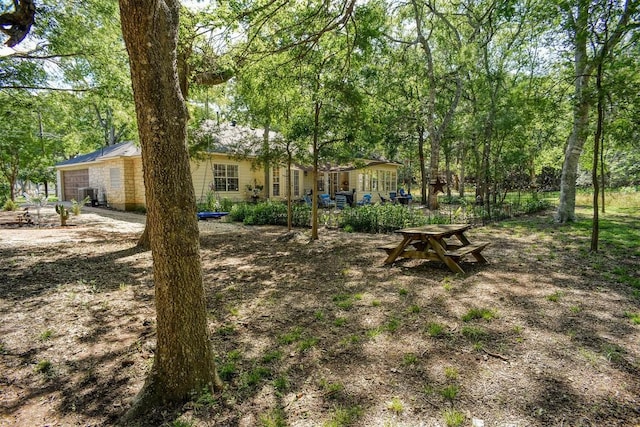 128 Moku Manu Dr, Bastrop, TX 78602 - view of yard