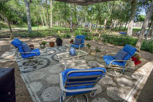 128 Moku Manu Dr, Bastrop, TX 78602 - view of patio / terrace