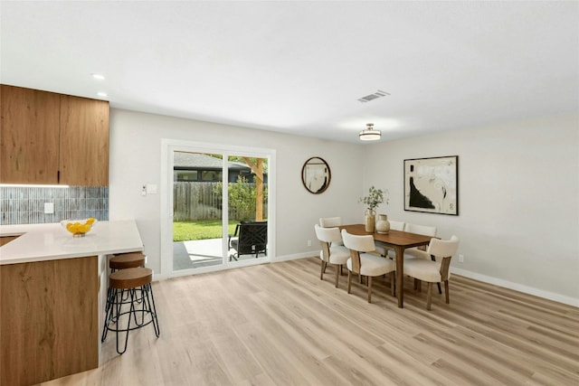 1806 Teton Dr, Austin, TX 78757 - dining room with light wood-type flooring and recessed lighting