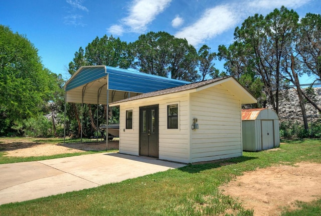 13109, 13111 Mansfield Dr Dr, Austin, TX 78732 - view of shed with a detached carport