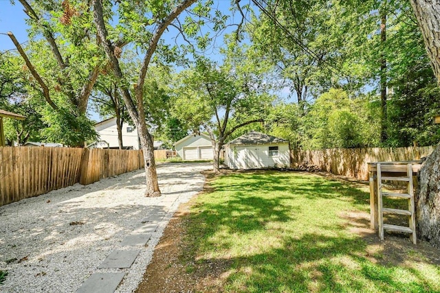 510 E 38th St, Austin, TX 78705 - fenced backyard with an outdoor structure and a garage