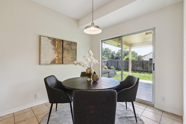 2807 Glenwood Trl, Cedar Park, TX 78613 - dining room featuring light tile patterned floors and baseboards