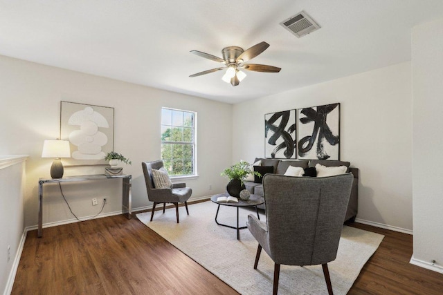2807 Glenwood Trl, Cedar Park, TX 78613 - office space featuring ceiling fan and wood finished floors