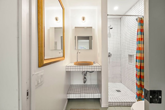5204 Cueva Dr, Austin, TX 78738 - full bath featuring a stall shower and tile patterned flooring